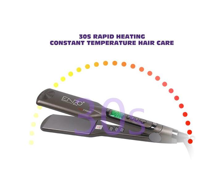Enzo Hair Straightener Latest Design Flat Iron Keratin with LCD Makro