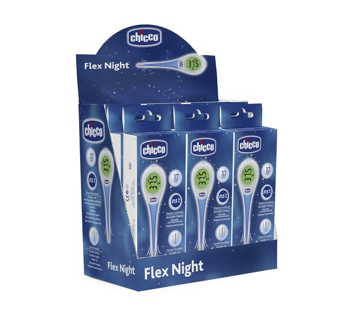 Chicco Thermometer Flex Night with LED Digital - Blue