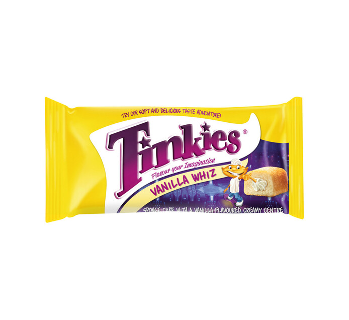 Tinkies Sponge Cakes Vanilla Whizz (6 x 45g)