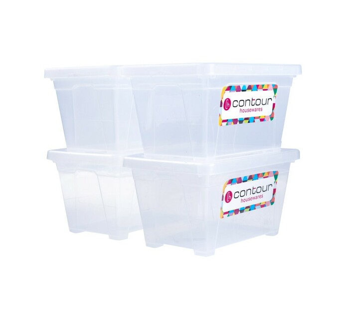 Contour 4 x 500ml Storage Box Set Makro