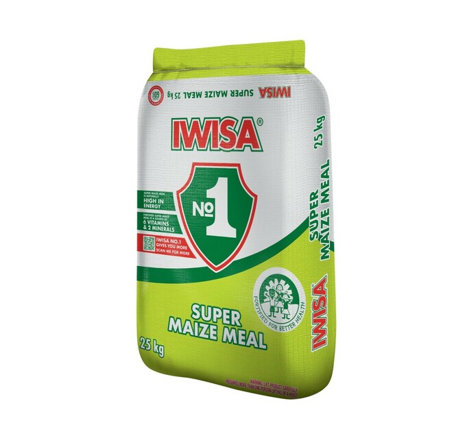 Iwisa Super Maize Meal (1 x 25kg) Makro