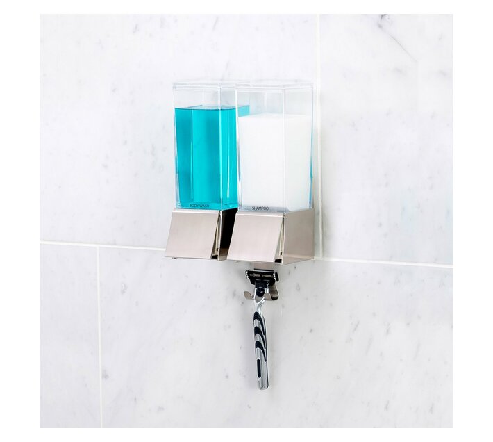 Linea Double Luxury Soap Dispenser Plastic Plastic Accessories