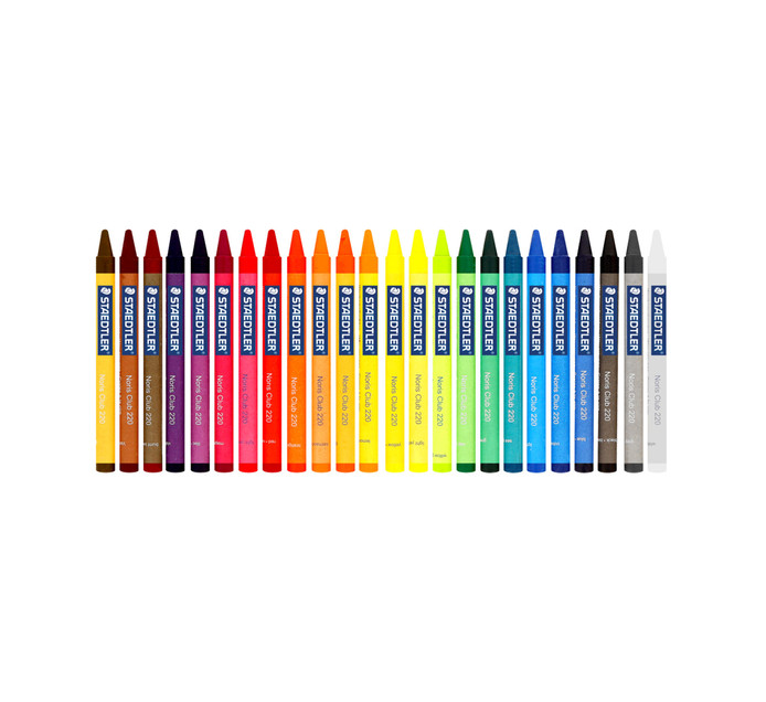 Staedtler Noris Club Wax Crayons 24Pack Assorted Makro