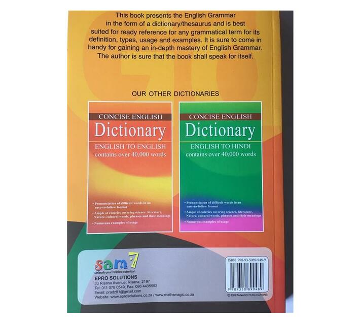 DICTIONARY OF ENGLISH GRAMMAR Makro