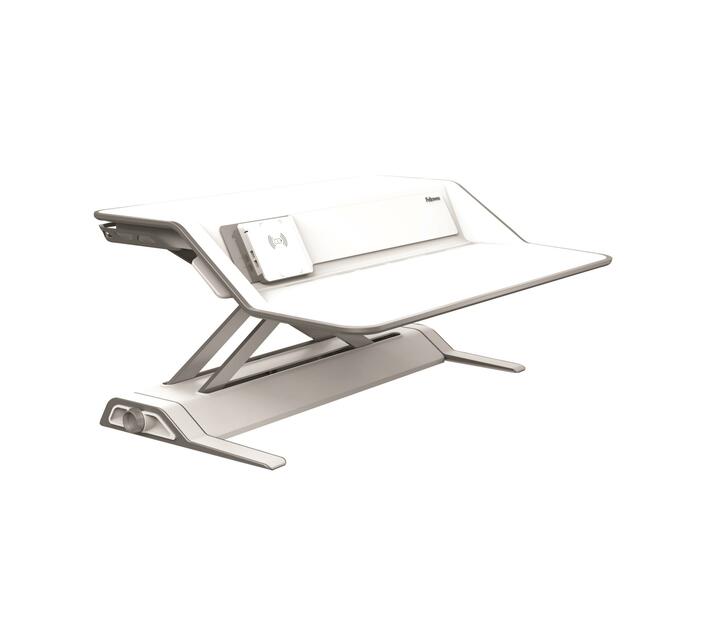 Fellowes Lotus DX Sit-Stand Workstation White