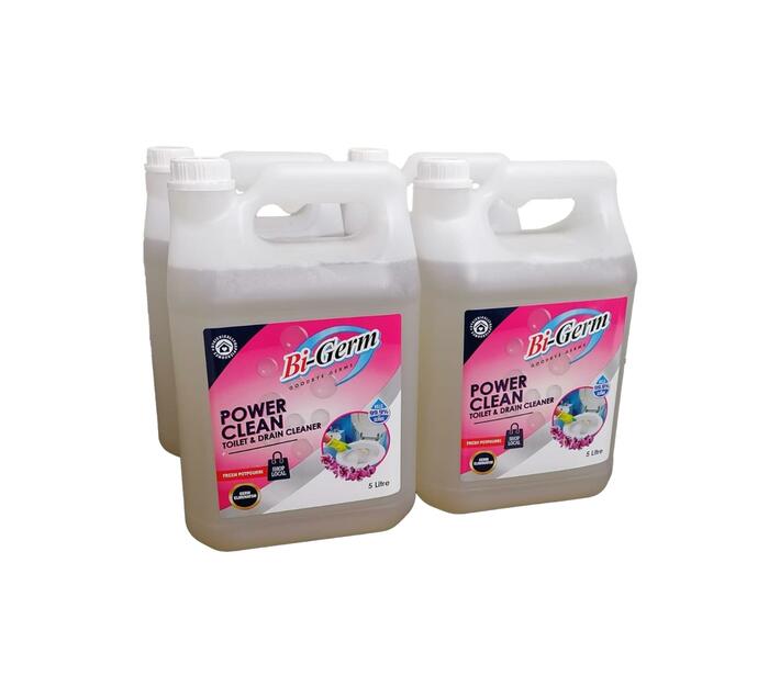 Power Cleaner (Toilet & Drain Cleaner) 5lt x 4 Makro