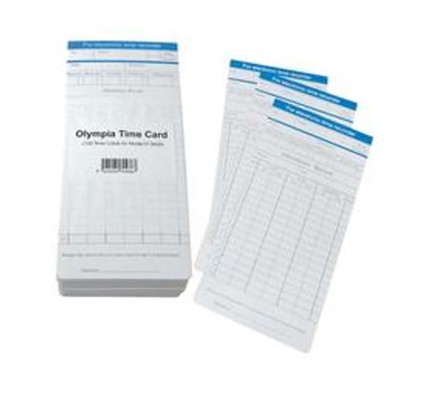 Olympia Time Cards 