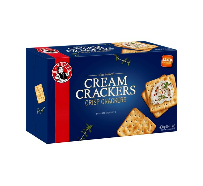 Bakers Cream Crackers Biscuits (2 x 200g)