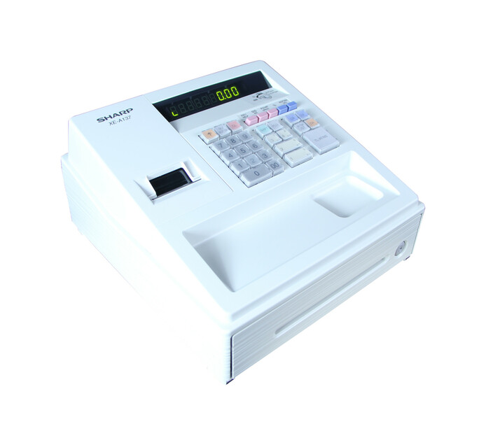Sharp XEA137WH Cash Register Cash Registers & Accessories Cash