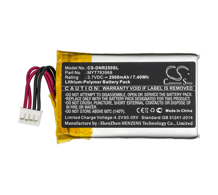 "Cameron Sino Replacement Battery for (Compatible with DELORME AG-008727-201, INCRH20, INRCH25)"