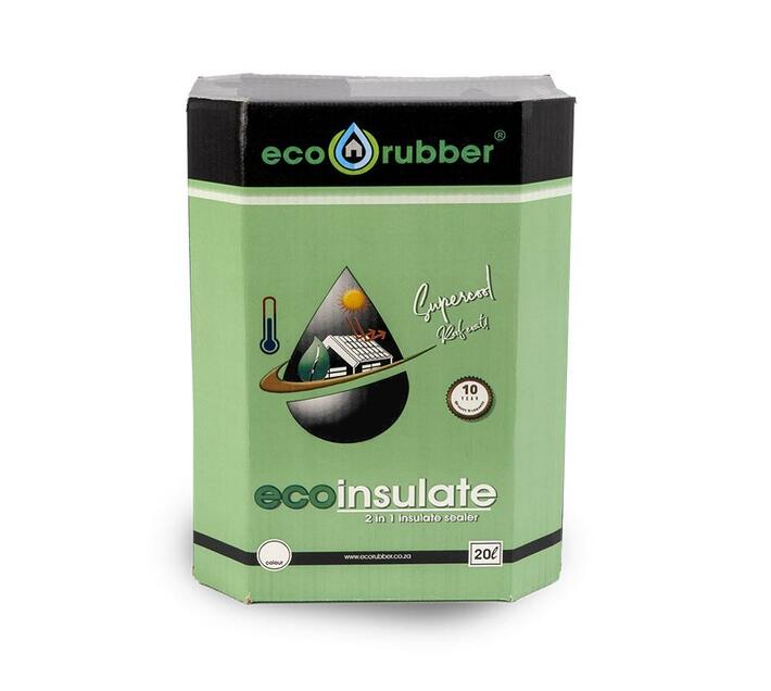 Eco Rubber Eco Insulate Waterproofing 20 Litre White Makro