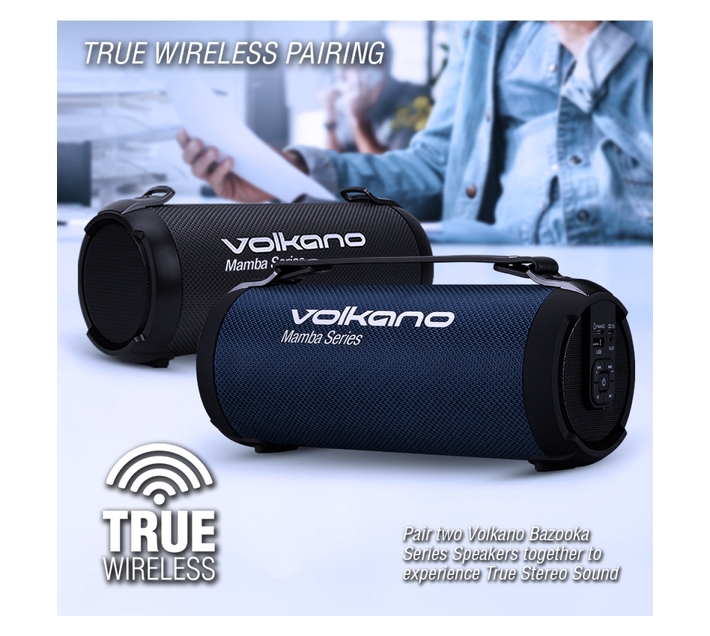 Volkano Portable Bluetooth Speaker with FM Radio and Micro SD Card