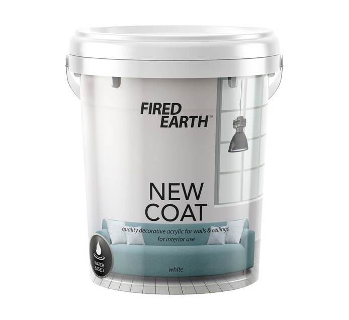 Fired Earth 20 l New Coat Acrylic PVA 