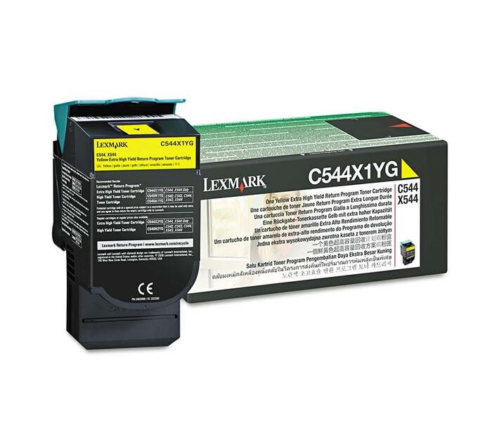 Lexmark Extra High Yield Original Toner Cartridge - yellow