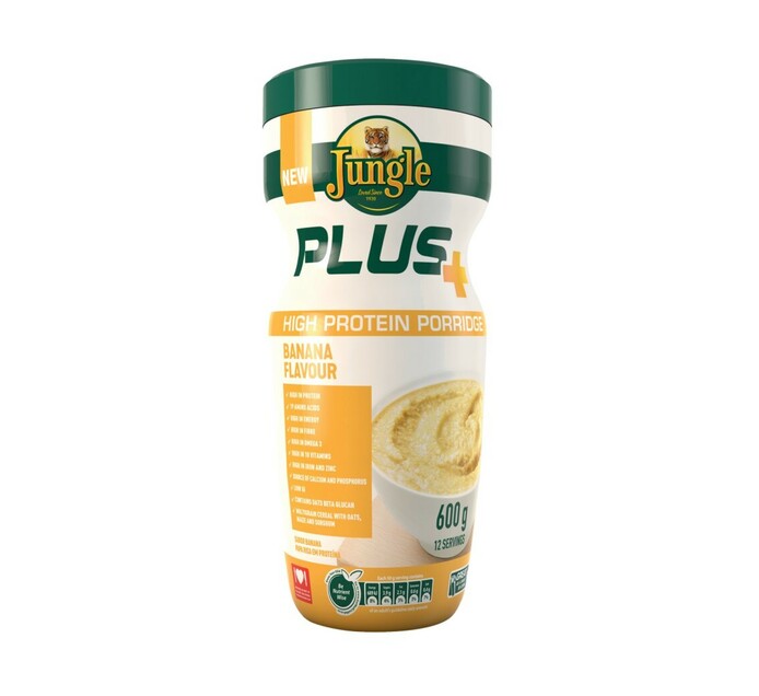 Jungle Plus High Protein Porridge Banana (1 x 600g) Makro