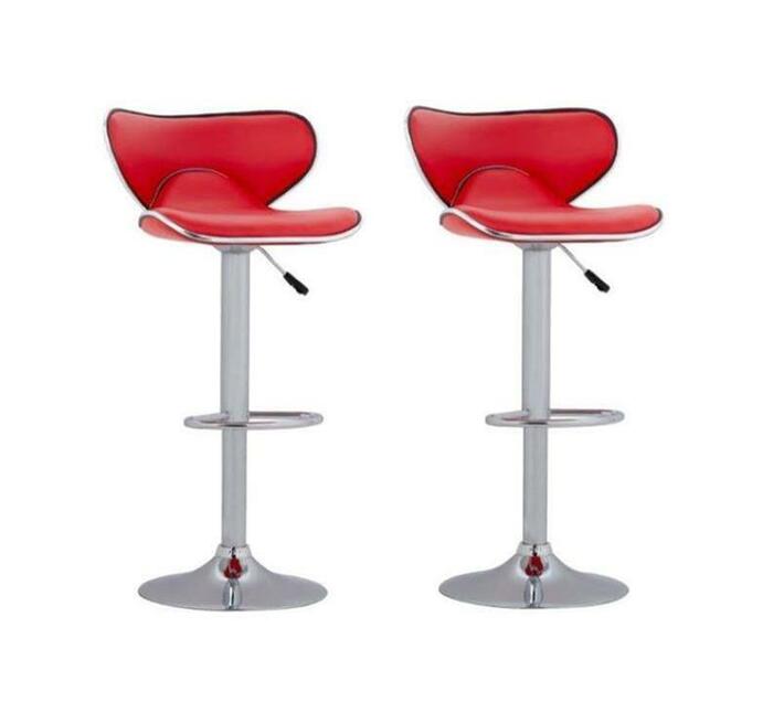 Modern Sports Barstools - set of 2 (Red)
