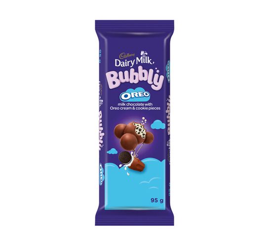 Cadbury Dairymilk Slabs Bubbly Oreo (12 x 90g)