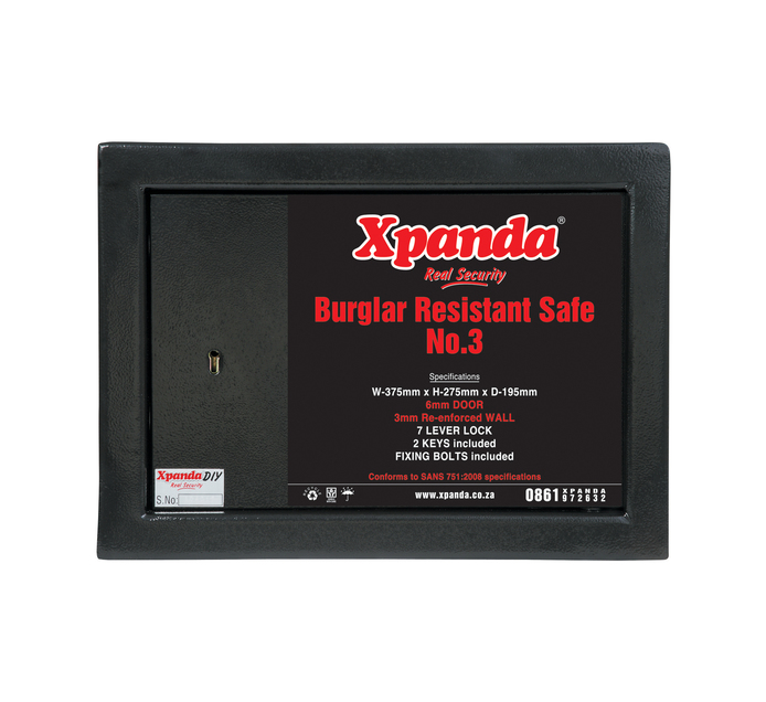 Xpanda Burglar-Resistant Safe No. 3 
