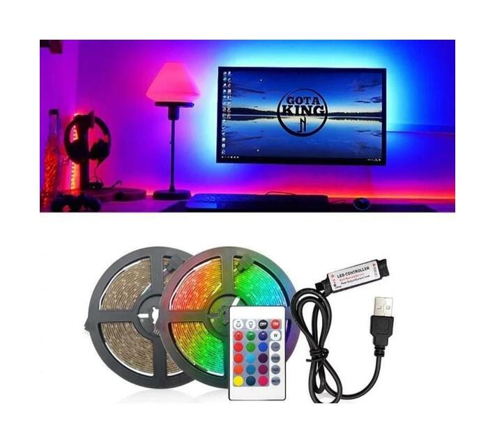 2M LED Strip lights with remote control Makro