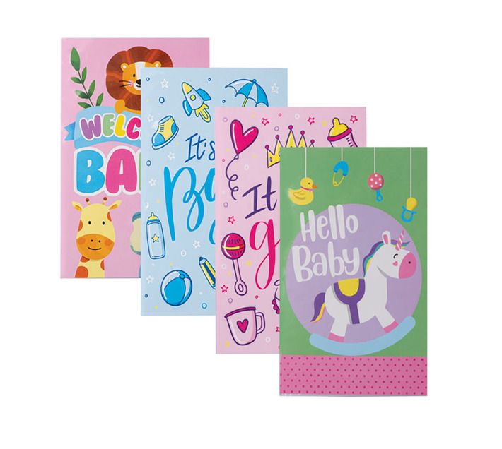 Card & Envelope Baby Set of 3 Makro
