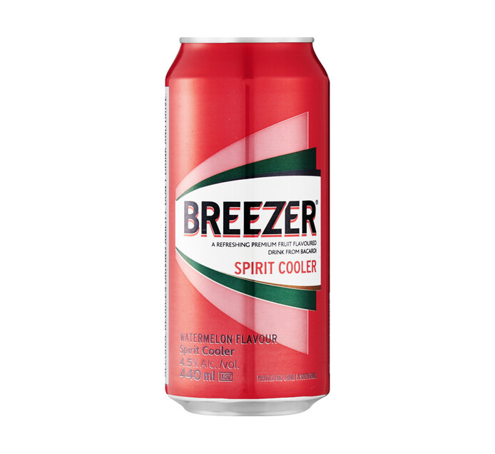 Bacardi Watermelon Breezer Can (6 x 440ml) Makro