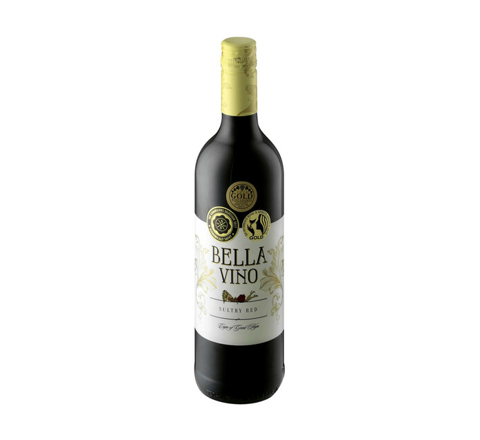 Bella Vino Sultry Red (1 x 750ml) Blended Red Wine Blended Red Wine