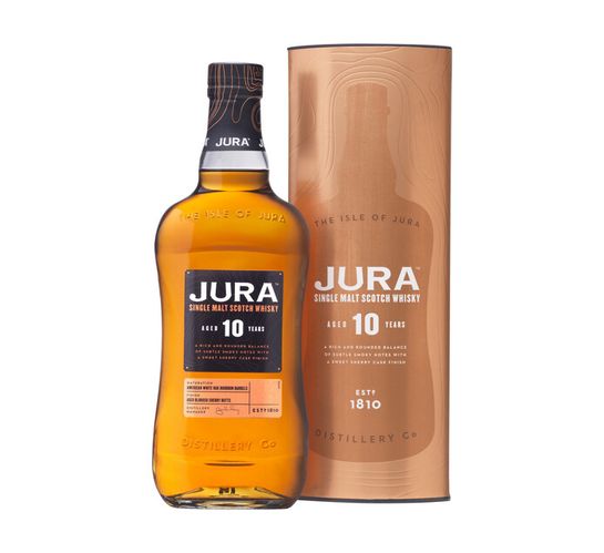 Jura 10 YO Single Malt Whisky (1 x 750 ml)