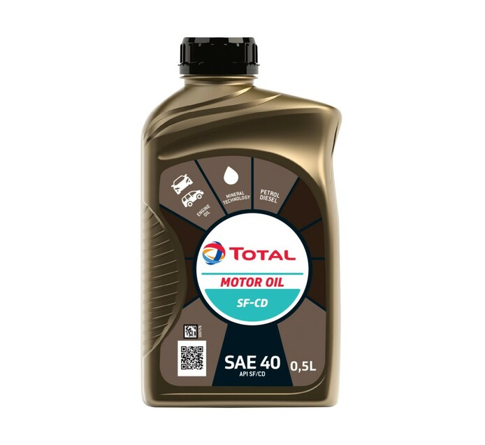 Total 500 ml Motor Oil SAE 40 Makro