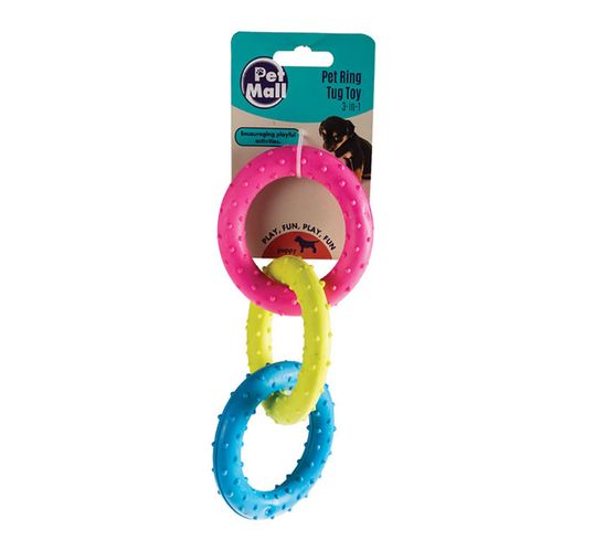 Puppy Toy Ring 3-in-1 (Pack of 3)