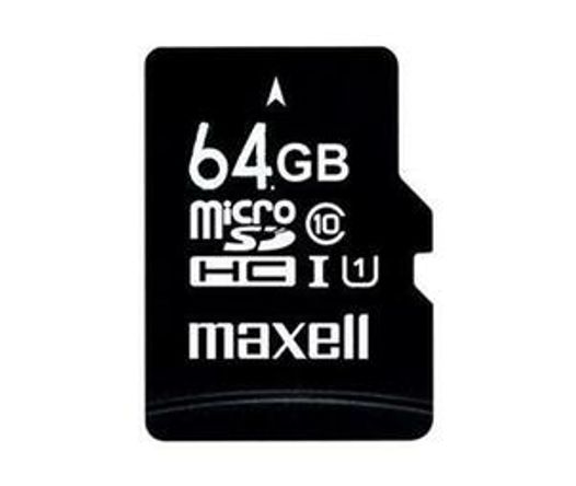 Maxell 64GB MicroSD Class 10 Memory Card