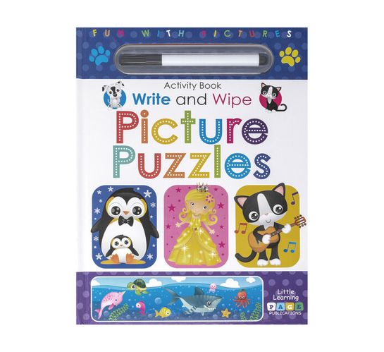 WRITE AND WIPE PICTURE PUZZLE
