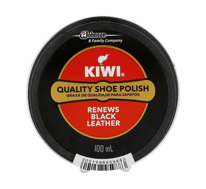 Kiwi Shoe Polish Black (1 x 100ml) Makro