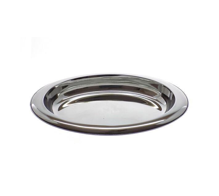 Oven Safe Serving Platter/Tray Oval Stainless Steel (40cm) Makro