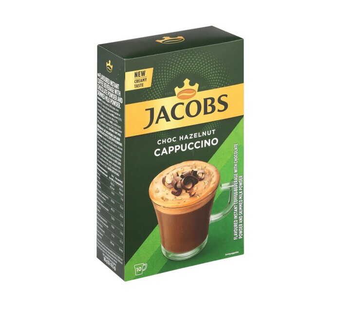 Jacobs Instant Cappuccino Choc Hazelnut (10 x 165g) Makro