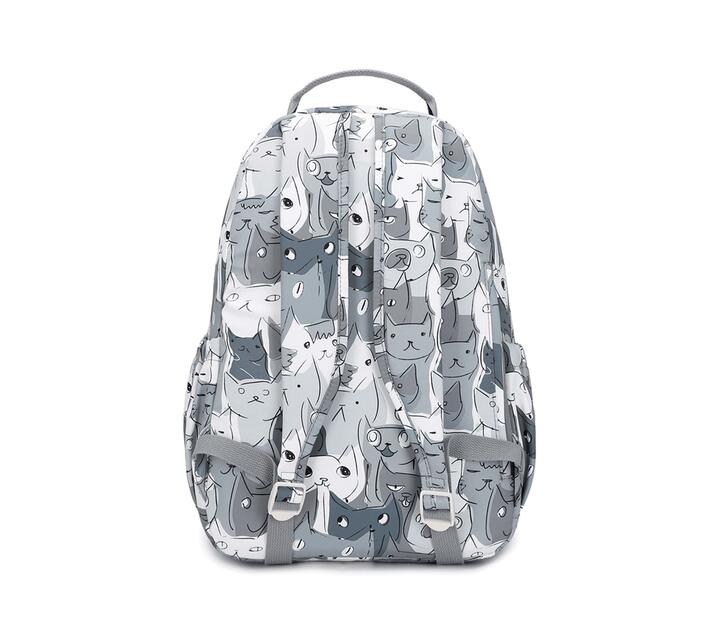Student CatTastic Cat Print Backpack Makro