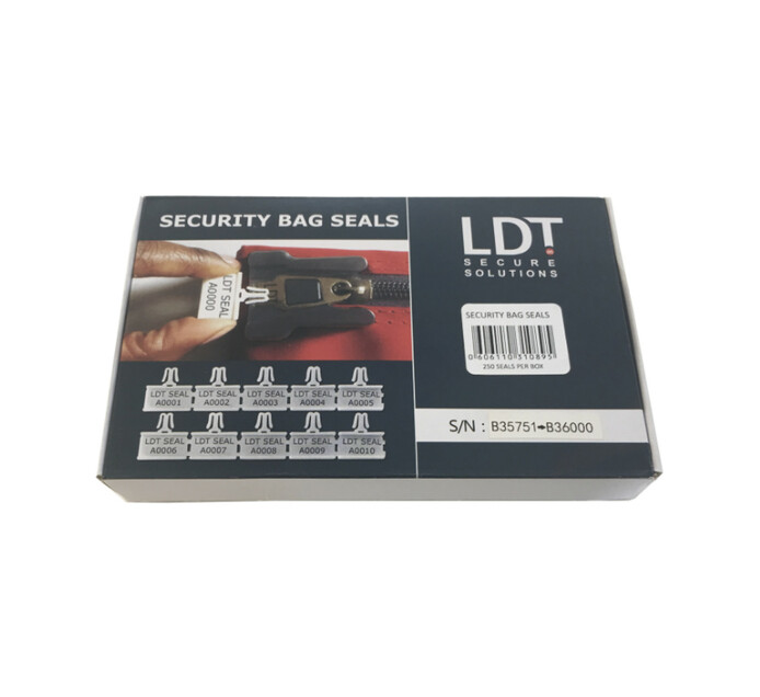 LDT Security Bag Seals 250Piece Cash Registers & Accessories Cash