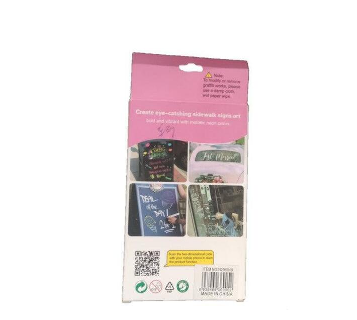 Window Markers 6pc pinks Makro