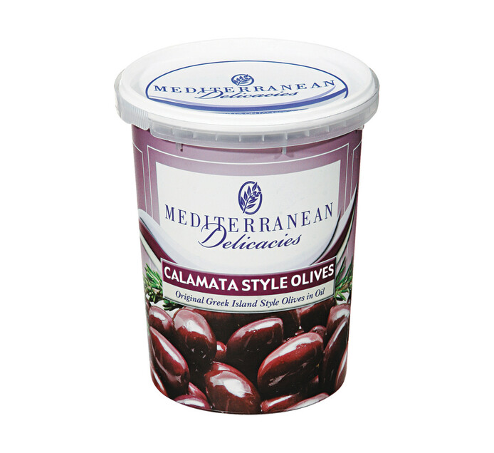 MED/CALAMATA STYLE OLIVES WHOLE 700G Makro