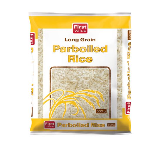 First Value Parboiled Rice (40 x 500g)