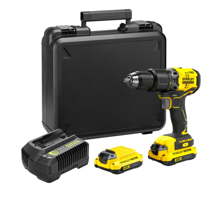 STANLEY FATMAX V20 18V Cordless Brushless Hammer Drill +2Batteries