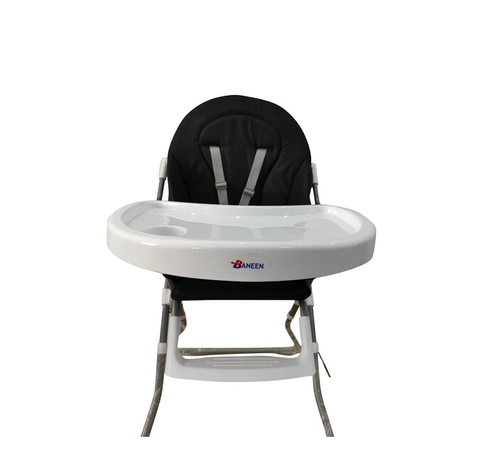 Baneen Baby Feeding High Chair for Babies and Toddlers with PVC Fabric Black Makro