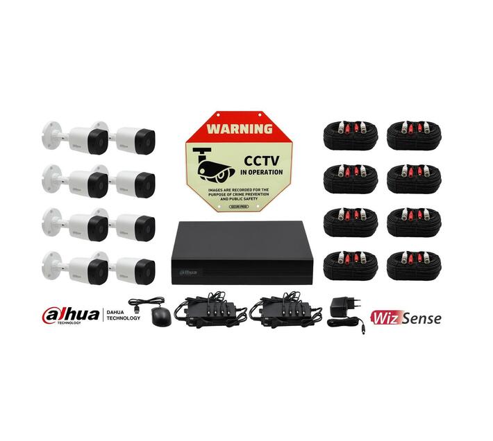 DAHUA 8 Channel DVR and 8 Bullet Cameras DIY CCTV Kit Makro