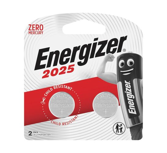 Energizer Lithium Coin Battery 2025BS2 2-Pack 