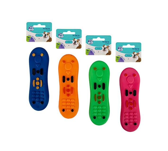 Pet Dog Toy TV Remote 18cm (Pack of 4) Makro