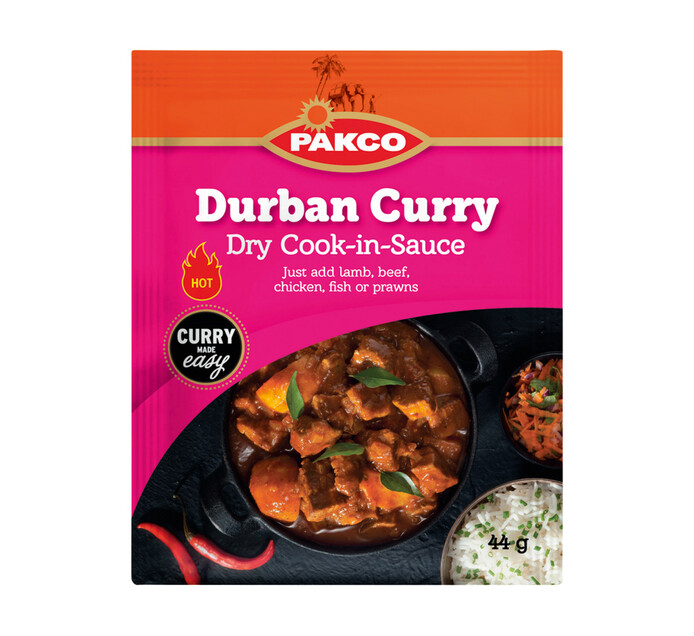 Pakco Dry Cook In Sauce Durban Curry (1 x 44g) Makro