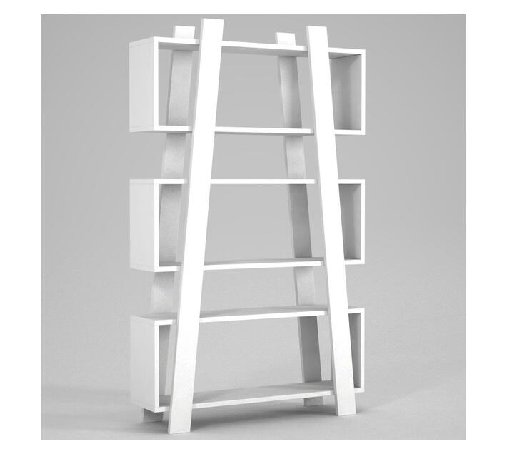 Hazlo Almira Bookcase 3 Shelves Cube Bookshelf Display White Makro