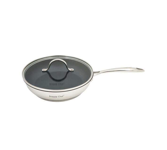 Snappy Chef 26cm Platinum Stainless Steel Frying Pan