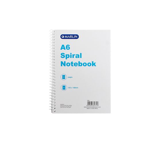 Spiral Bound Note Book A6 100 Page (Pack of 12)