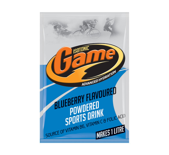 Game Sport Drink Power Sachet Blueberry (24 x 80g) Sachet Drink