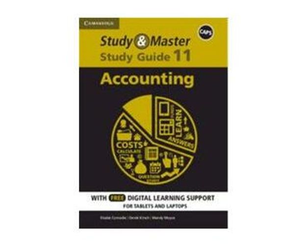Study and Master Accounting Study Guide Grade 11 (Paperback / softback)